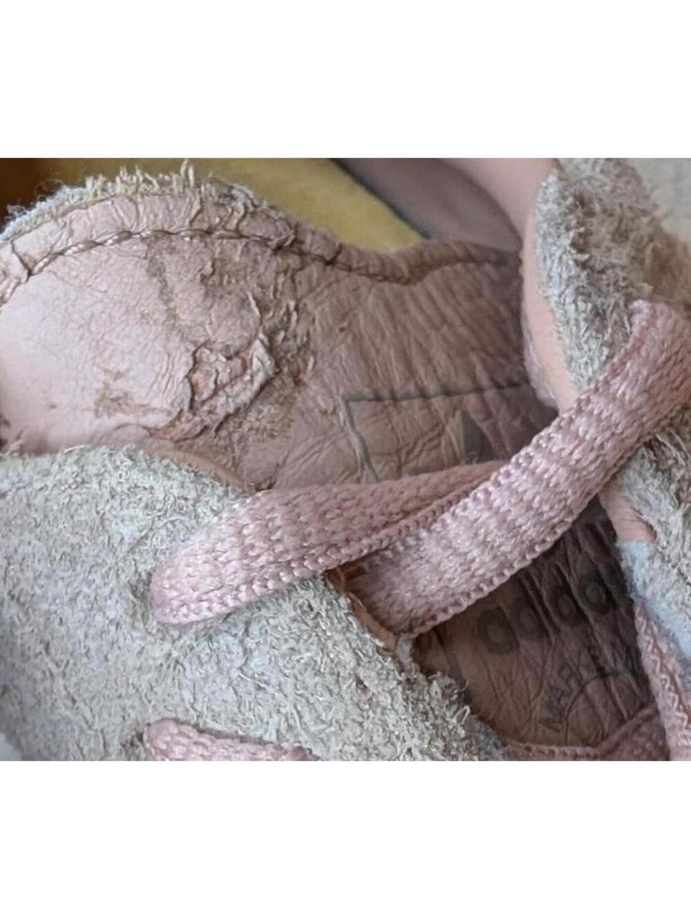 Adidas‎ Sambae Women's Platform Sneakers Ash Pearl Pink Gum Sole Size US 8 - Picture 7 of 7